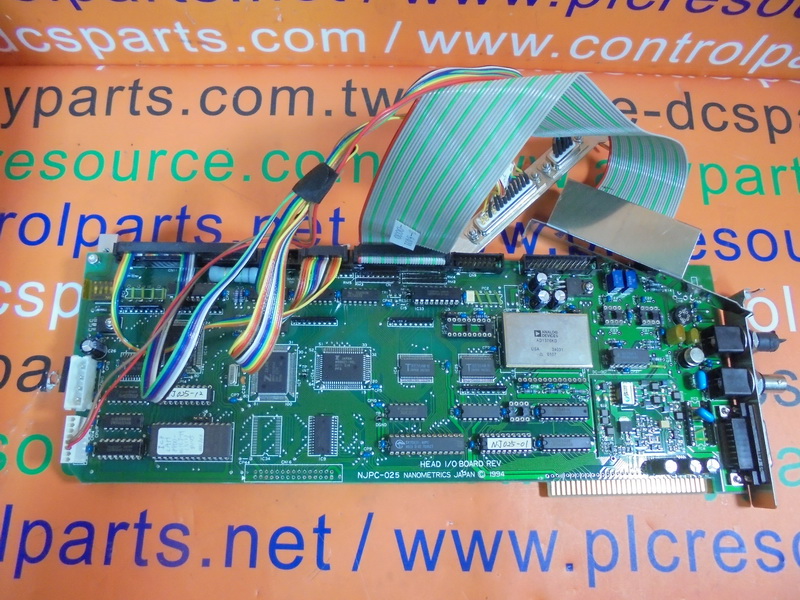 NANOMETRICS HEAD I/O BOARD NJPC025 PLC DCS SERVO Control MOTOR POWER